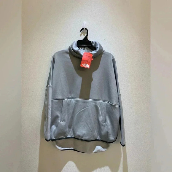 The North Face Women's Canyon Flats Fleece Poncho High Rise Gray Size S/M NWT - Picture 2 of 12